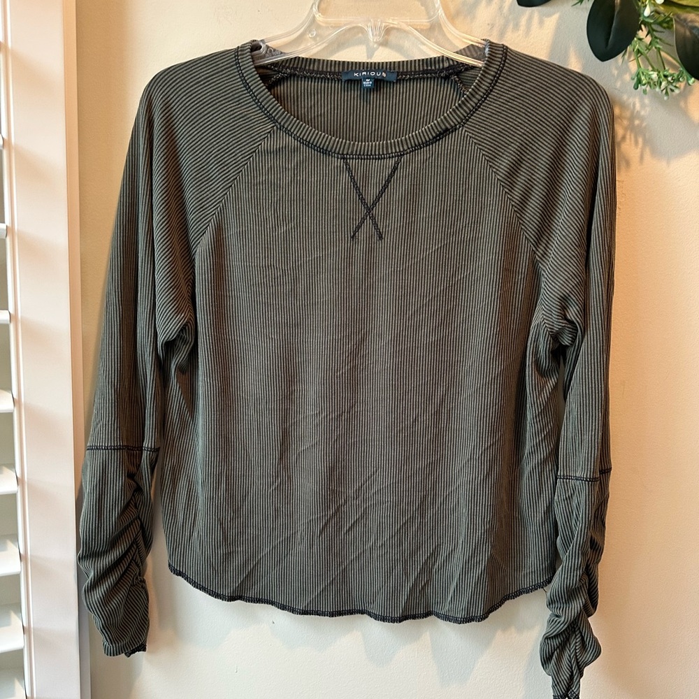Kirious Striped Modal Blend Top - Picture 4 of 7